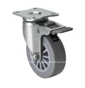 Wholesale Edl Mini 2.5&quot; Plate Brake TPE Caster 26225-53 for 30kg Maximum Load and Performance from china suppliers