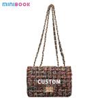 Seasonal Luxury Designer Inspired Chain Women's Crossbody Classic Flap Tweed