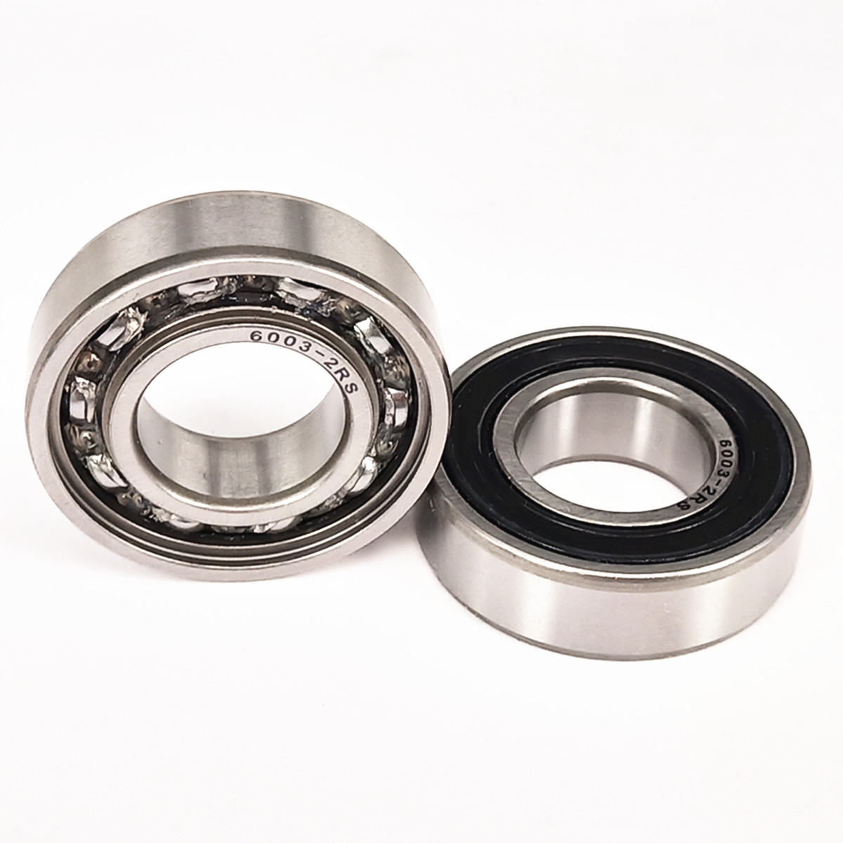 High Strength Gcr15 Deep Groove Ball Bearing 6003 Open Z2V2 P6 ABEC3 For Machine