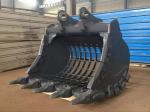 NM400 Excavator Skeleton Bucket With Teeth Rock Removal
