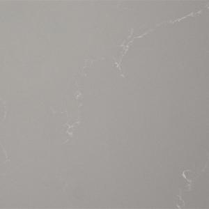 Wholesale Slab Light Grey Carrara Chalky White Veins Quartz Stone With Bathroom from china suppliers