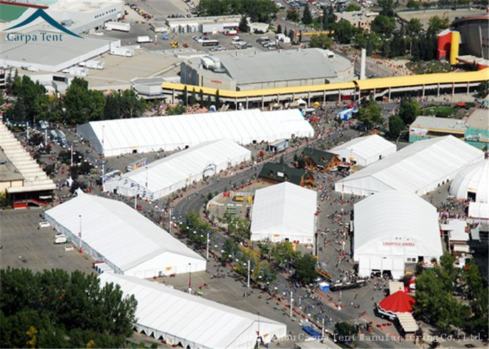 Large 500 People Outdoor Sports Tents Clear Windows For Exhibition