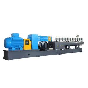 Wholesale Counter Rotating Twin Screw Extruder for Heat Sensitive Material Pellet Granules Pelletizing from china suppliers