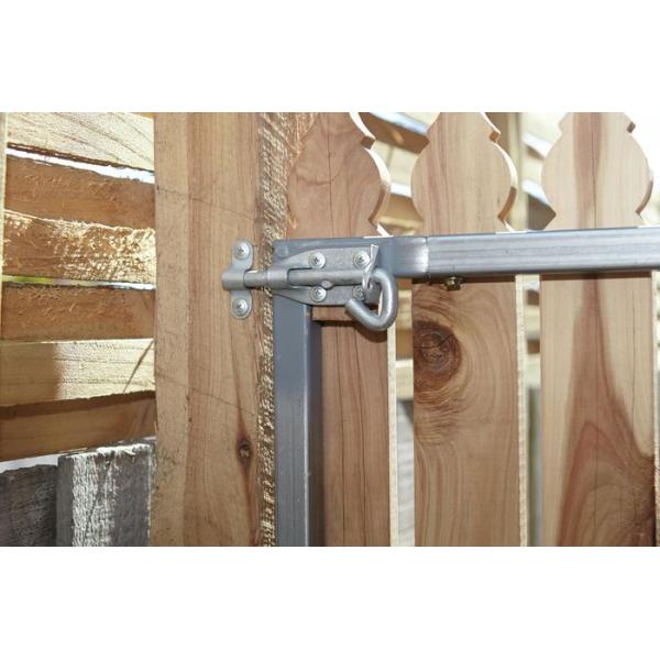 190mm Ss Sliding Door Bolt Zinc Silver Double Eye Pad High Security