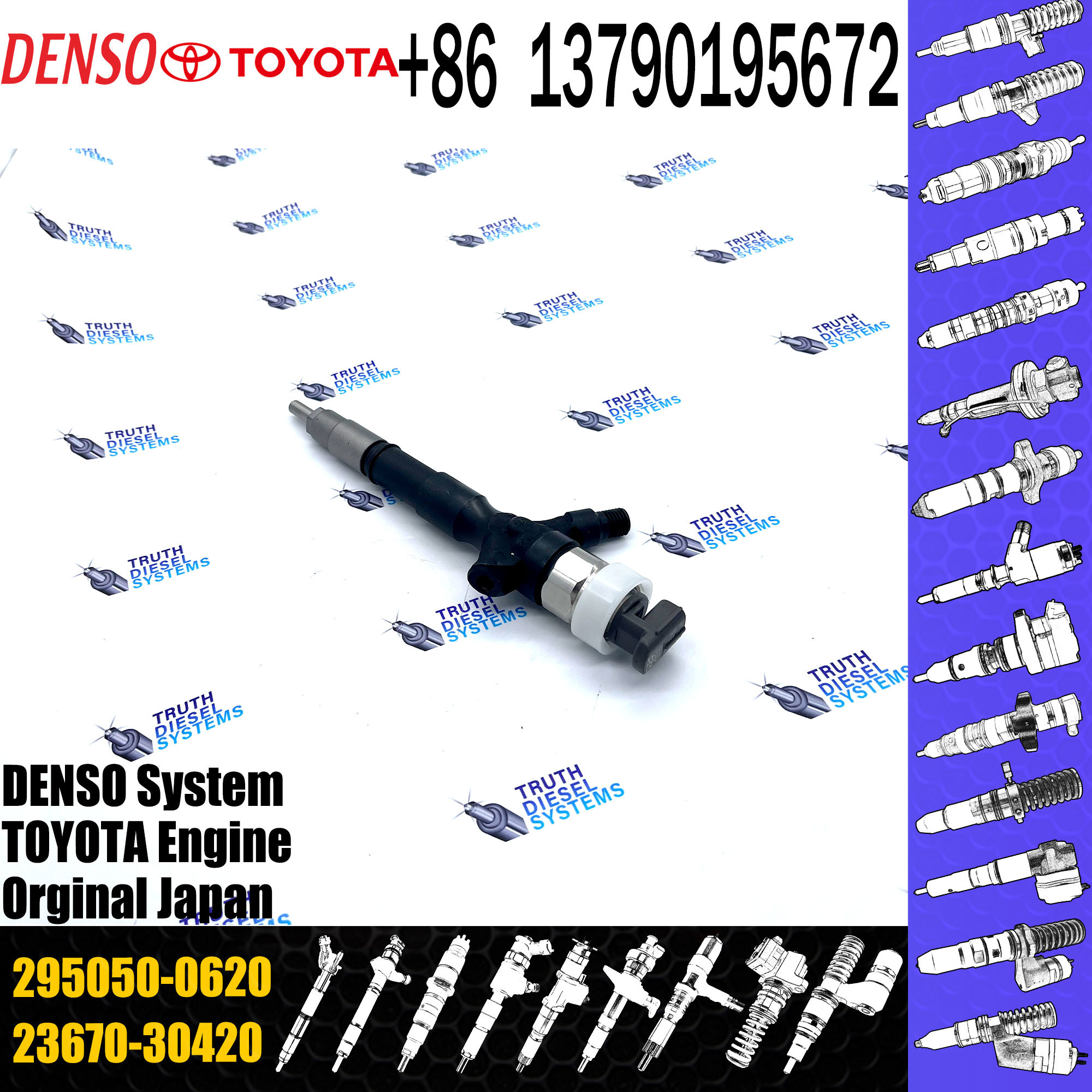 295050-0620 2KD Auto Fuel Injector 295050 0620 Injector Pump 2950500620 For TOYOTA VIGO 3.0 VNT