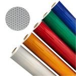 High Intensity Self Adhesive Road Sign Reflective Sheeting Vinyl Film For Night