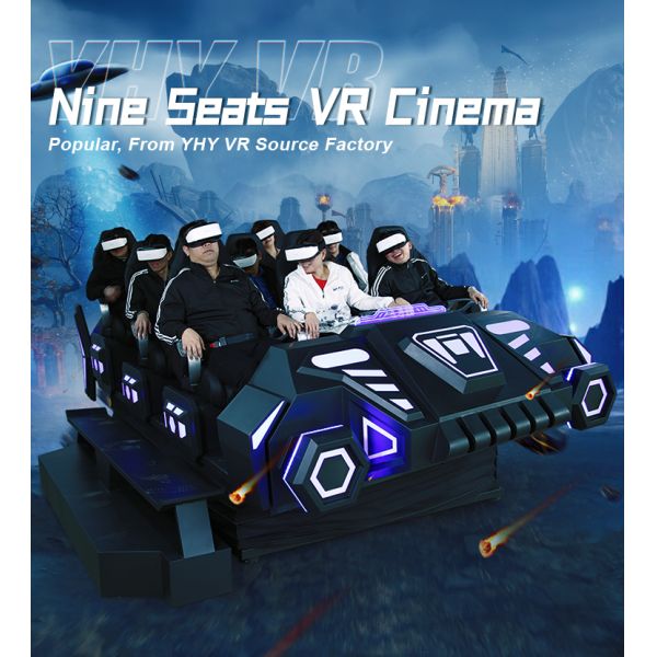Virtual Reality 9d Vr Cinema Motion Simulator With 9 Chairs Game Cinema 9dvr