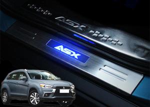 Wholesale Mitsubishi ASX 2013 2017 Steel Side Door Sill Scuff Plates with LED Light Factories from china suppliers