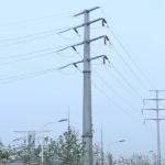 Power Transmission Line Tower Steel Tubular Pole Steel Octagonal Electric Pole