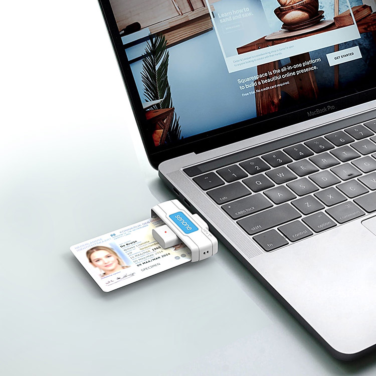 New launched products atm credit usb smart folding id card skimmer reader