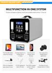 1000W solar energy system power station lifepo4 energy system storage portable