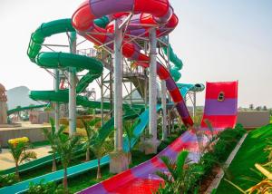 Wholesale Indoor Outdoor Boomerango Water Slide 60X27M Area For Aqua Park , Holiday Villa from china suppliers