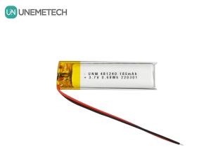 Wholesale 3.7V 185mAh 481240 Lithium Ion And Lithium Polymer Battery For Car DVRs from china suppliers