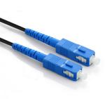 SC / UPC Jumper FTTH Outdoor Drop Cable G652D G657A Fiber Optical Cable Patch
