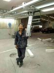 Commercial Vehicle Spray Booth Ceiling Installed Red Infrared Lamp 3300W