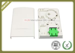Wholesale FTTH Fiber Optic Termination Box , Indoor 2port Fiber Optic Junction Box from china suppliers