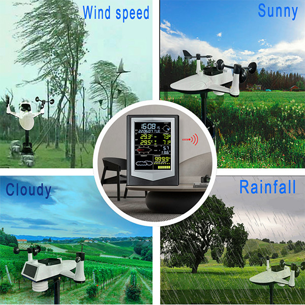 ABS Outdoor Wireless Weather Station Environmental Protection