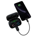 Small In-Ear Bluetooth Binaural Earphone TWS Wireless Stereo Headphone with LED