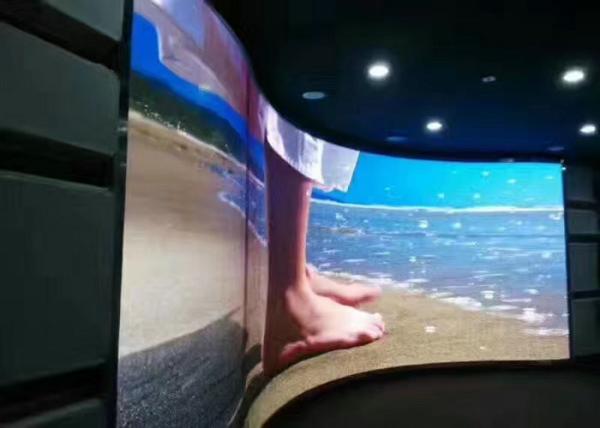 Quality P6 Curved LED Display LED Scrolling Display Panels Energy Saving for sale
