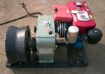 Overhead Transmission Line 5 Ton Diesel Engine Powered Winch With 400 mm Cable