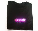 2015 hot sale new design LED scrooling LED T shirt