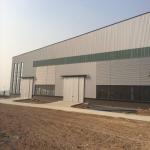 Large Span Steel Frame Building Construction Corrosion Resistance High