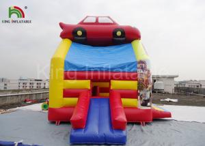 Wholesale PVC Fireproof Commercial Inflatable Bouncers For Kids Jumping Car Houses from china suppliers