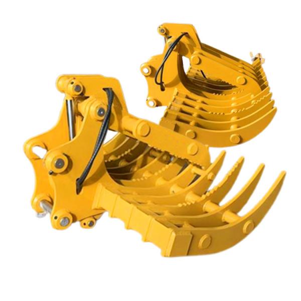 Heavy Duty Excavator Riddle Rake Bucket , Lawn Stone Rake For Komatsu Pc200