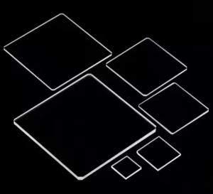 Wholesale Customize Different Sizes High Temperature Resistant Transparent Quartz Glass Plate from china suppliers