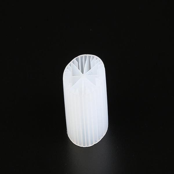 15*15mm Size MBBR Bio Media Virgin HDPE Material White Color For Anaerobic Tank