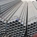 100mm 4.5mm Thick 6m Length Galvanized Steel Pipes for Street Lighting Poles