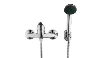 Wholesale Chrome Modern Coral Wall Mounted Shower Mixer Contemporary Single Handle T8025AR from china suppliers