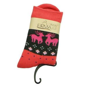 Wholesale Supersoft breathable christmas deer patterned design cotton dress socks for women from china suppliers
