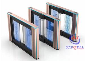 Wholesale Office Building QR Code Turnstile NFC Card Reader Swing Turnstile Gate from china suppliers