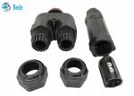 Y Type 3 Channel 2 3 4 5 Pin Waterproof Electrical Connectors Ip68 250v 16~24a