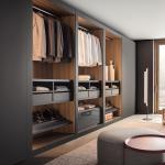 Modern Design Wood Style PANEL Custom Waterproof Bedroom Wardrobes for