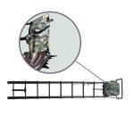Aluminum Telescopic Folding Ladder 2600mm Extension Hunting Tree Stand