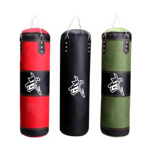 Wholesale Hot Selling PVC &amp; PU Gym Fitness Equipment Punching Bags for Boxing Exercises with Sand Filling from china suppliers
