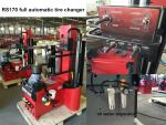 Full automatic leverless tire changer with double helper