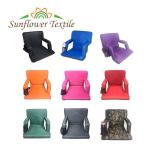 Heavy Duty Foldable Stadium Chairs With Arms Padded Bleacher Seats Custom