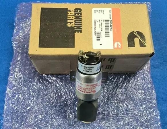 Hot Sell Hyundai R220-5 R225-7 Excavator Cummins 6BT 24V Stop Solenoid Valve