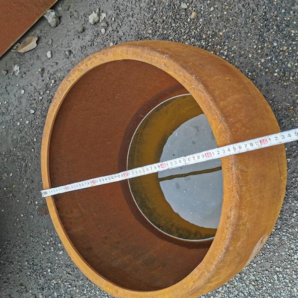 Gardening In Raised Beds Customized Round Corten Steel Planter Boxes Growing