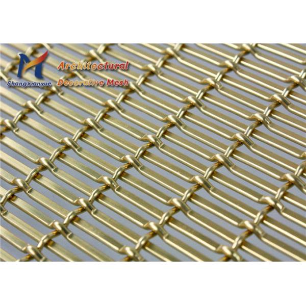 10m Crimped Metal Woven Wire Mesh Panels Tearoom Dividers