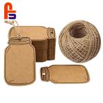 Personality Bottle Shape Recyclable Personalized Brown Paper Screen Printing
