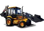 Construction Project Big Compact Tractor Loader Backhoe 21 Mpa Max Systemic