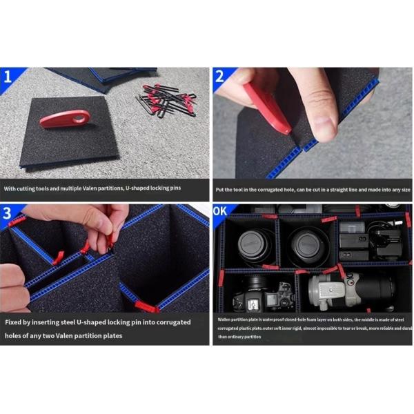 Thickened PP Material Impact Resistant Tool Storage Case with Long-Term Durability