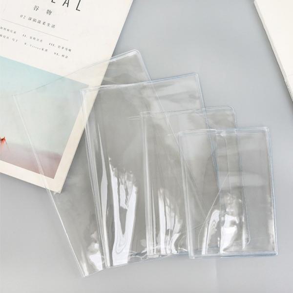 PVC Transparent A6/A5 Book Protective Sleeve Waterproof for Planner Binder
