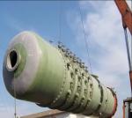 FRP Bubble Tower GRP Fiberglass Ammonia Absorption Tower Chemical Pollution