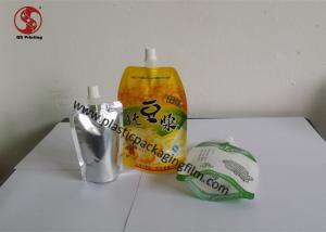 Wholesale PET / Foil Lined Spouted Pouches Packaging , Opaque / Clear Stand Up Pouch With Spout from china suppliers