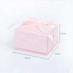 Paper Ring Necklace Crystal Jewelry Box Package White Color Customized